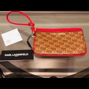 Karl Lagerfeld small logo wristlet